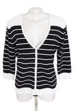 cardigan feminino listrado