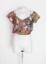 blusa feminina estampada