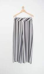 calça de tecido feminina estampada