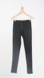 calça de tecido feminina preta