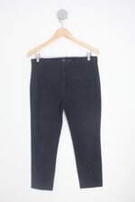 calça de tecido zara feminina azul