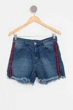 shorts jeans renner feminino azul com viés