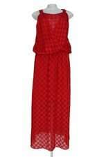 vestido longo feminino vermelho com forro