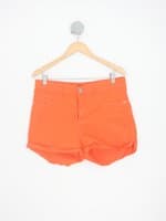 shorts marisa feminino laranja