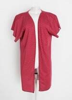 blusa feminina vermelha com poás