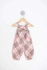 macacão carters kids xadrez com babado