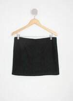 minissaia talita kume feminina preta com bordado