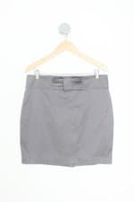 saia bonprix feminina cinza