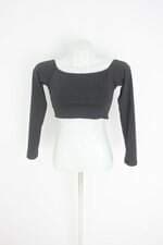 cropped feminino preto