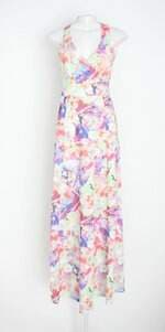 vestido feminino floral com forro