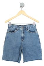 bermuda jeans C&A feminina azul