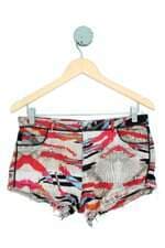 shorts canal feminino estampado