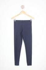 calça legging fleur de cannelle feminina azul com cós com elástico