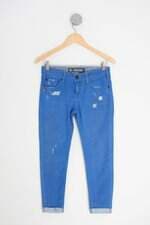 calça jeans john john feminina azul com barra italiana