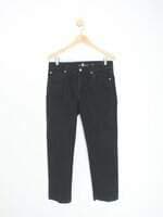 calça de sarja 7 for all mankind  feminina preta