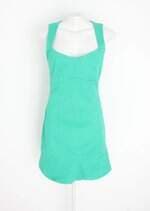 vestido audiovisual feminino verde com forro