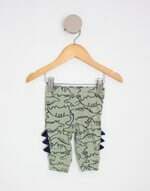 calça de tecido carters kids estampada com aplique
