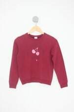 casaco malwee kids vermelho com silk