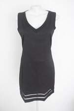 vestido Le Lis Blanc feminino preto com forro e recortes