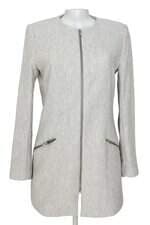 casaco Zara feminino cinza com forro
