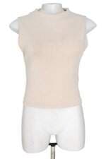 blusa Zara feminina bege