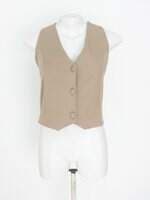 colete C&A feminino marrom