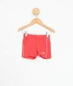 shorts zara kids laranja com cós com elástico