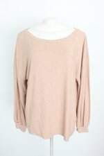 blusa manga longa jogê feminina bege