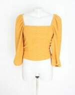 blusa feminina amarela