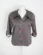casaco feminino cinza