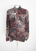 camisa feminina estampada