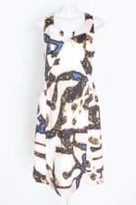vestido skunk feminino estampado com forro