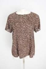blusa hering feminina estampada com barra mullet