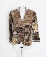 camisa victoria m. ortiz feminina estampada