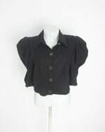 camisa cropped karmani feminina preta