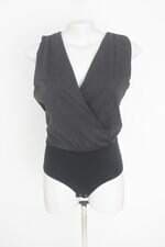 body feminino preto com brilho