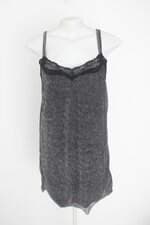 vestido marisa feminina cinza com brilho e forro