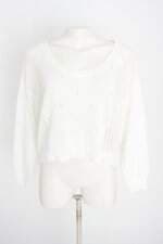 blusa feminina branca com aplique