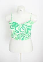 regata renner feminina estampada com franzido