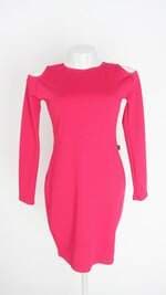 vestido racy feminino rosa com recortes