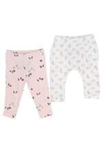 kit 2 calças bebê estampadas 