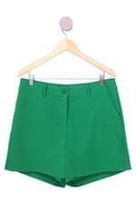 shorts saia vista-me feminino verde