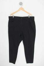 calça de sarja ashua feminina preta