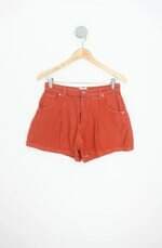 shorts três feminino laranja
