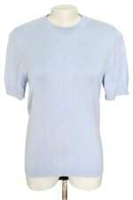 blusa mng feminina azul