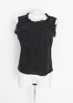 blusa mooncity feminina preta com bordado