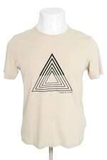 camiseta Renner masculina bege com silk
