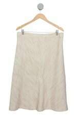 Saia Segmento off white com forro