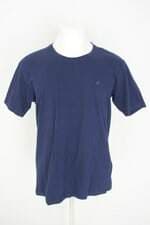 camiseta highstil masculina azul com bordado