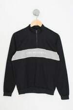 casaco kids  crh preto com recortes